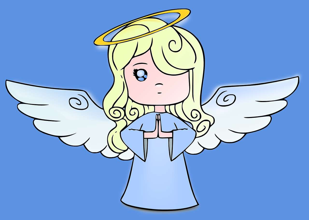 Малък ангел онлайн пъзел от снимка