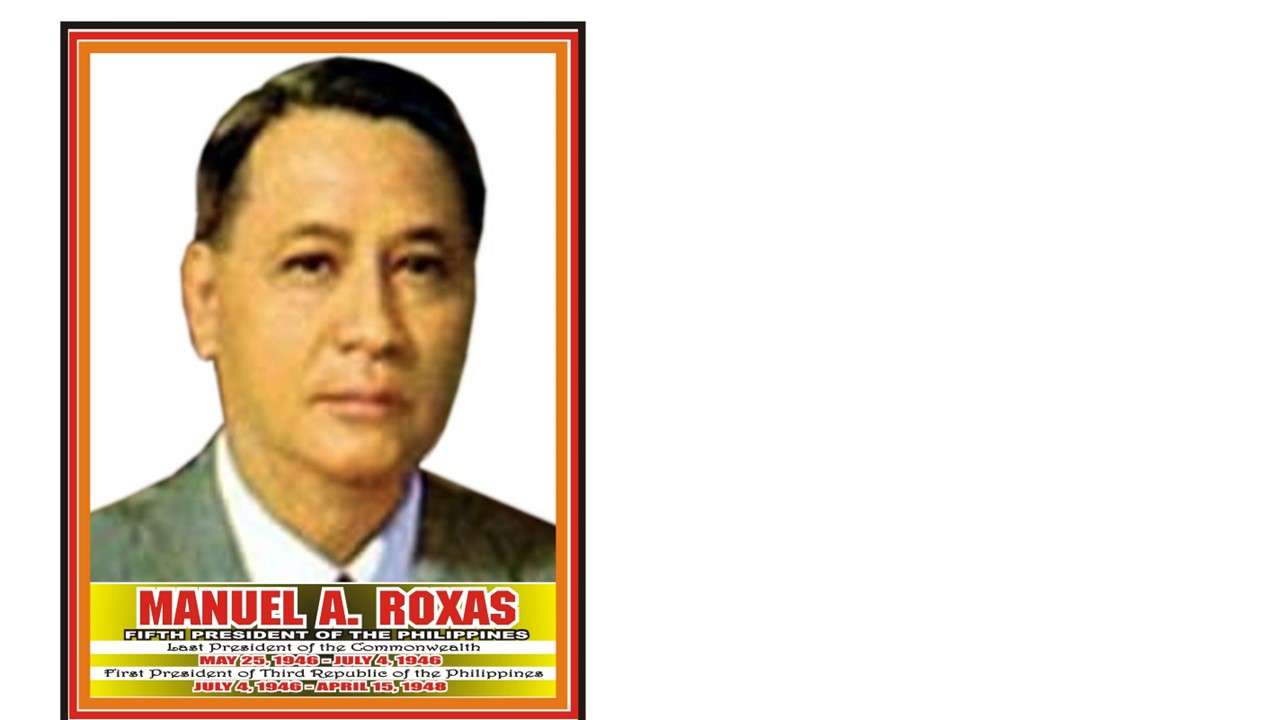 manuel a roxas puzzle online from photo