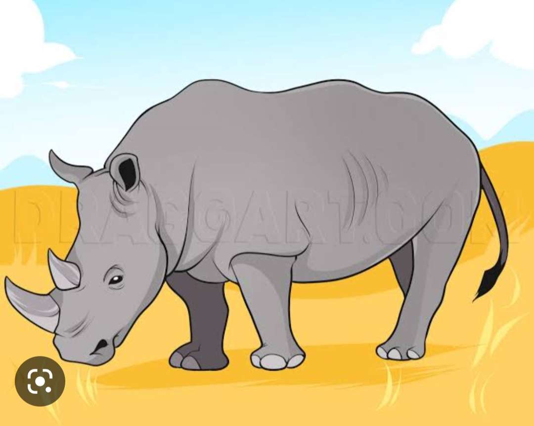 Rinoceronte rompecabezas en línea