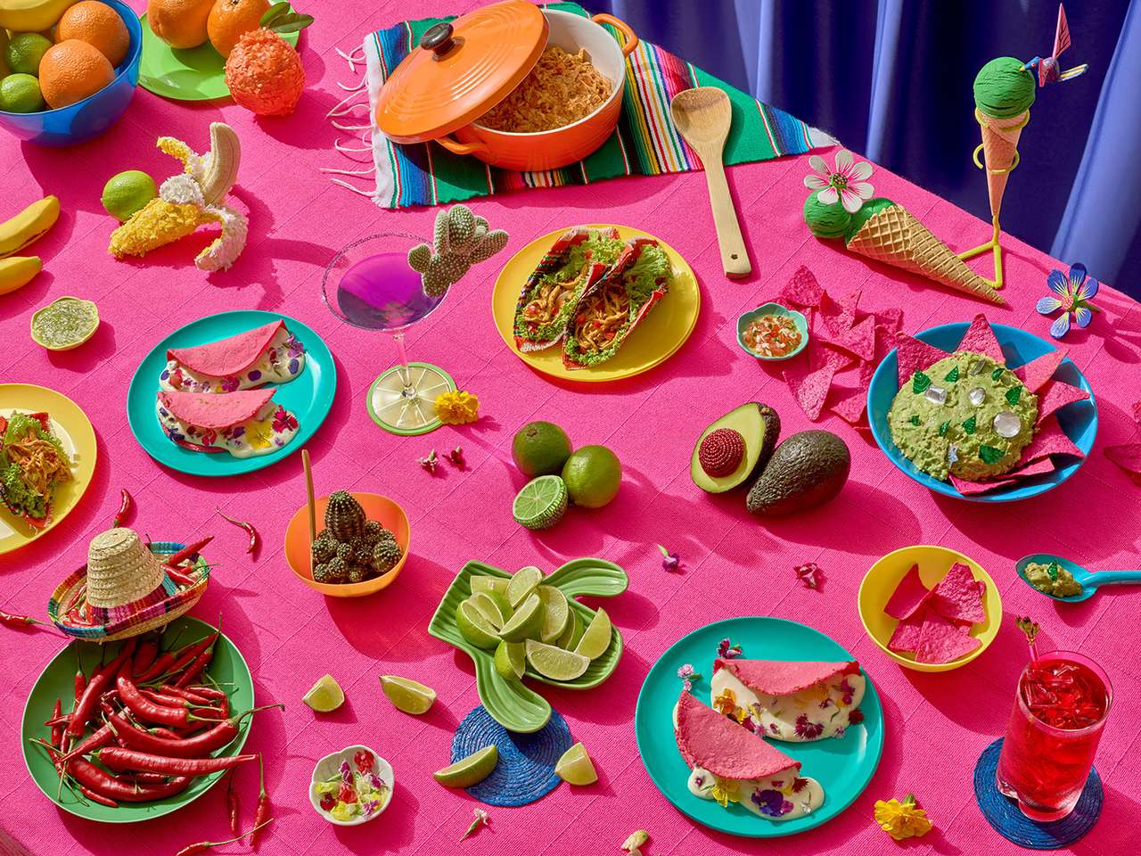 Mexican Feast puzzle online from photo