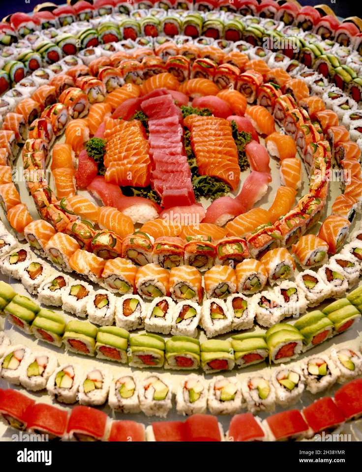 Riesen-Sushi Online-Puzzle vom Foto