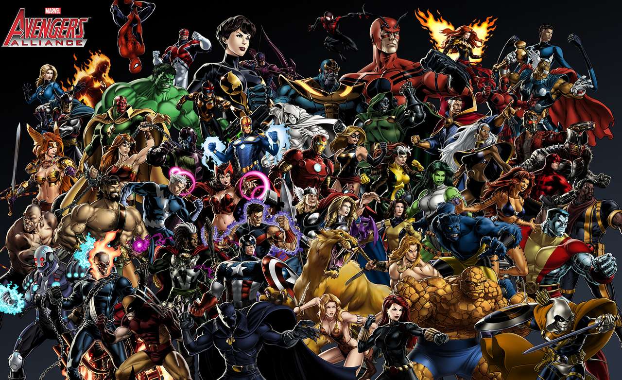 MARVEL-Avengers online puzzel