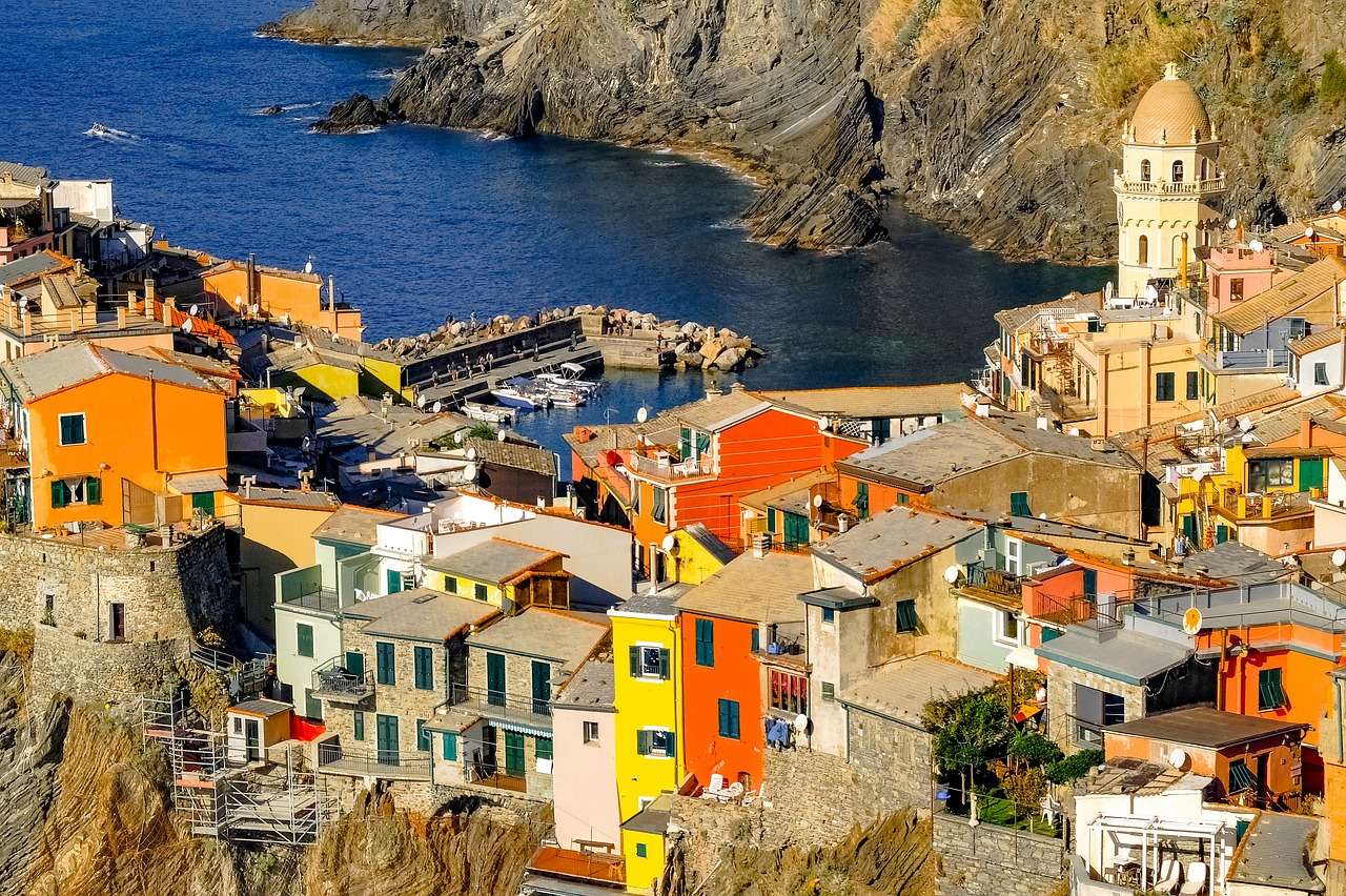 cinqueterre puzzle online from photo