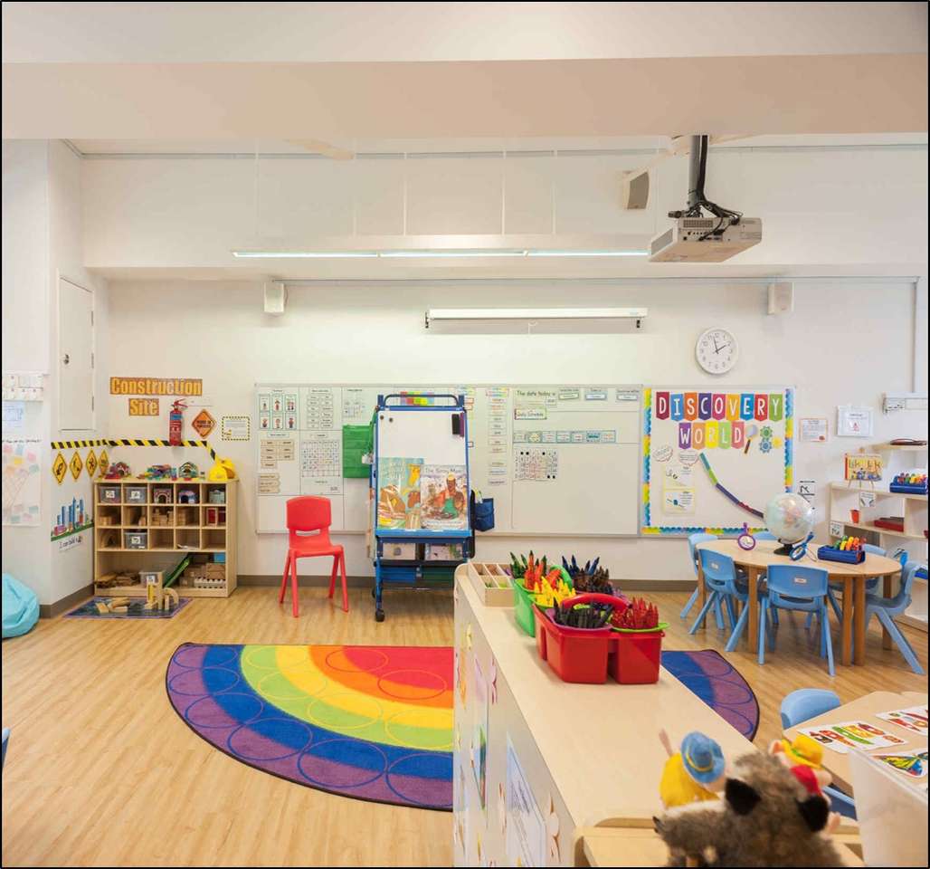 Kindergarten Klassenzimmer Online-Puzzle vom Foto