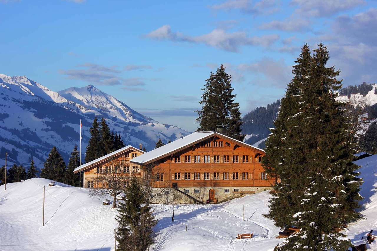 Ons chalet online puzzel