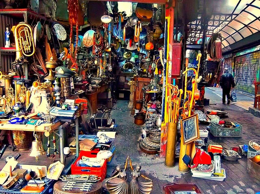 Υπαίθρια Αγορά 2 παζλ online από φωτογραφία