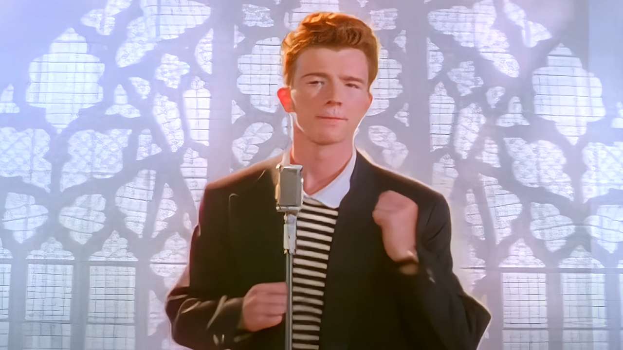 Never gonna give you up, never gonna let you down online puzzle