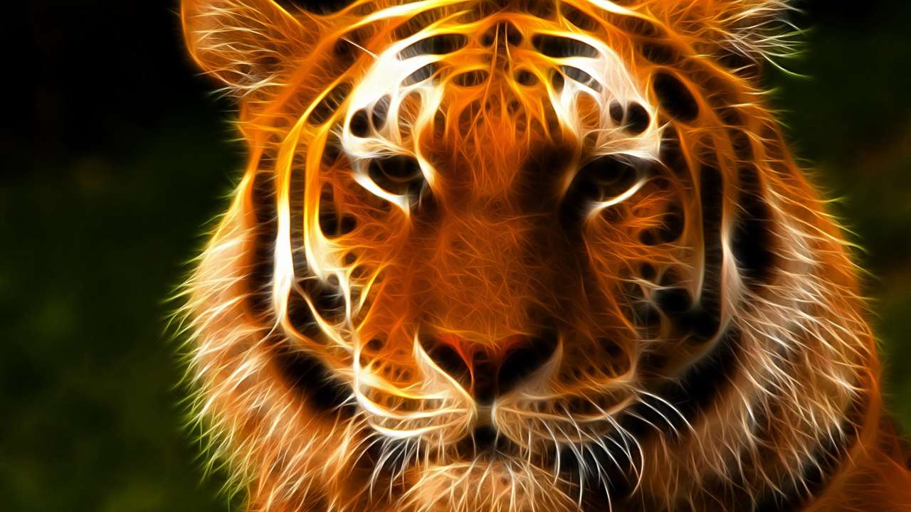 tiger advt Pussel online