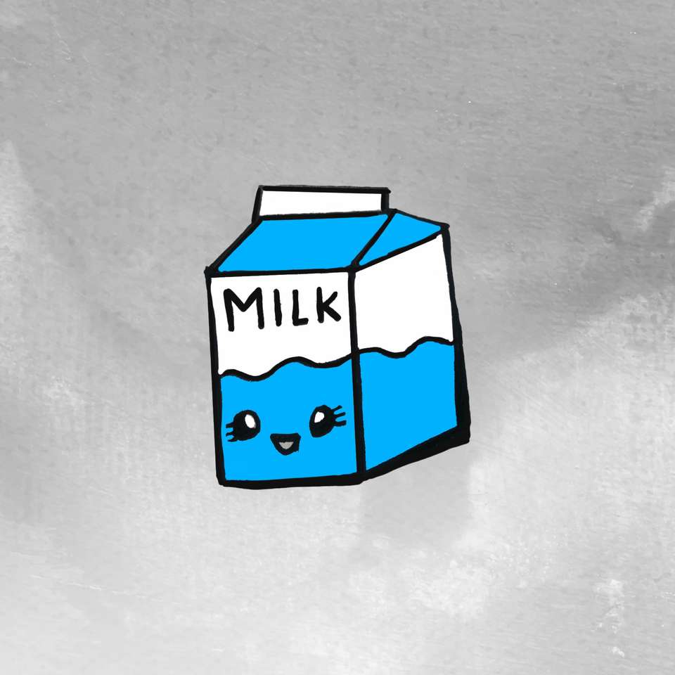 Milk carton puzzle online from photo