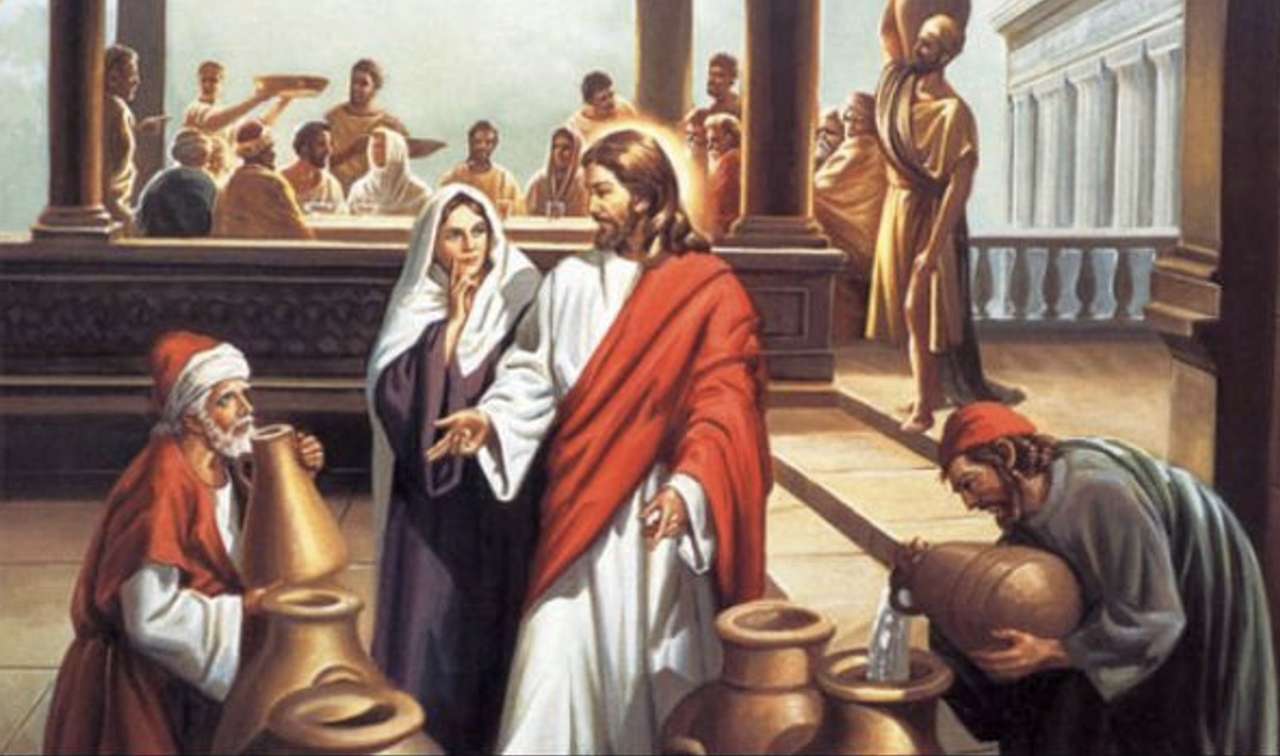 Първото чудо на Исус онлайн пъзел
