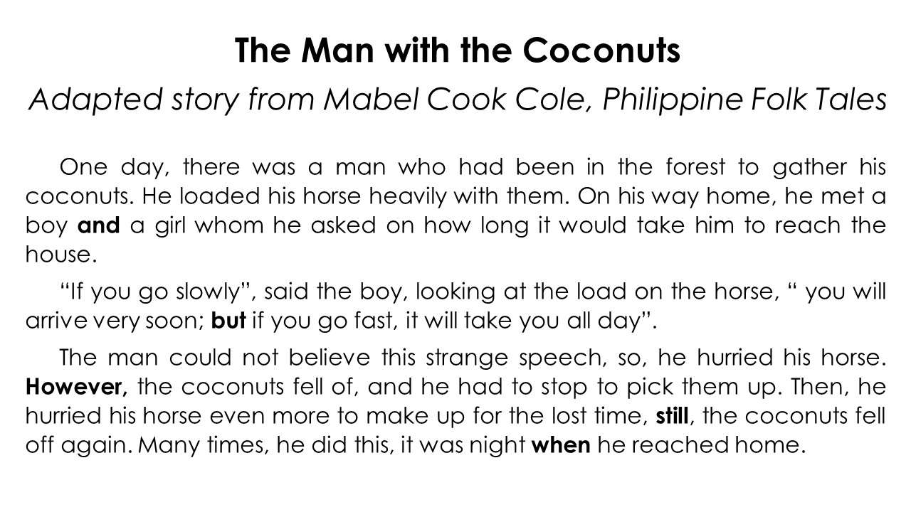 The Man with the Coconuts online puzzle