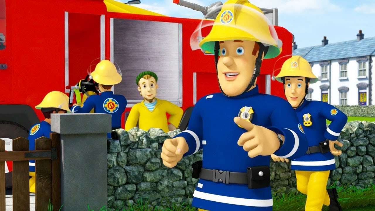 Пожарный Сэм онлайн-пазл