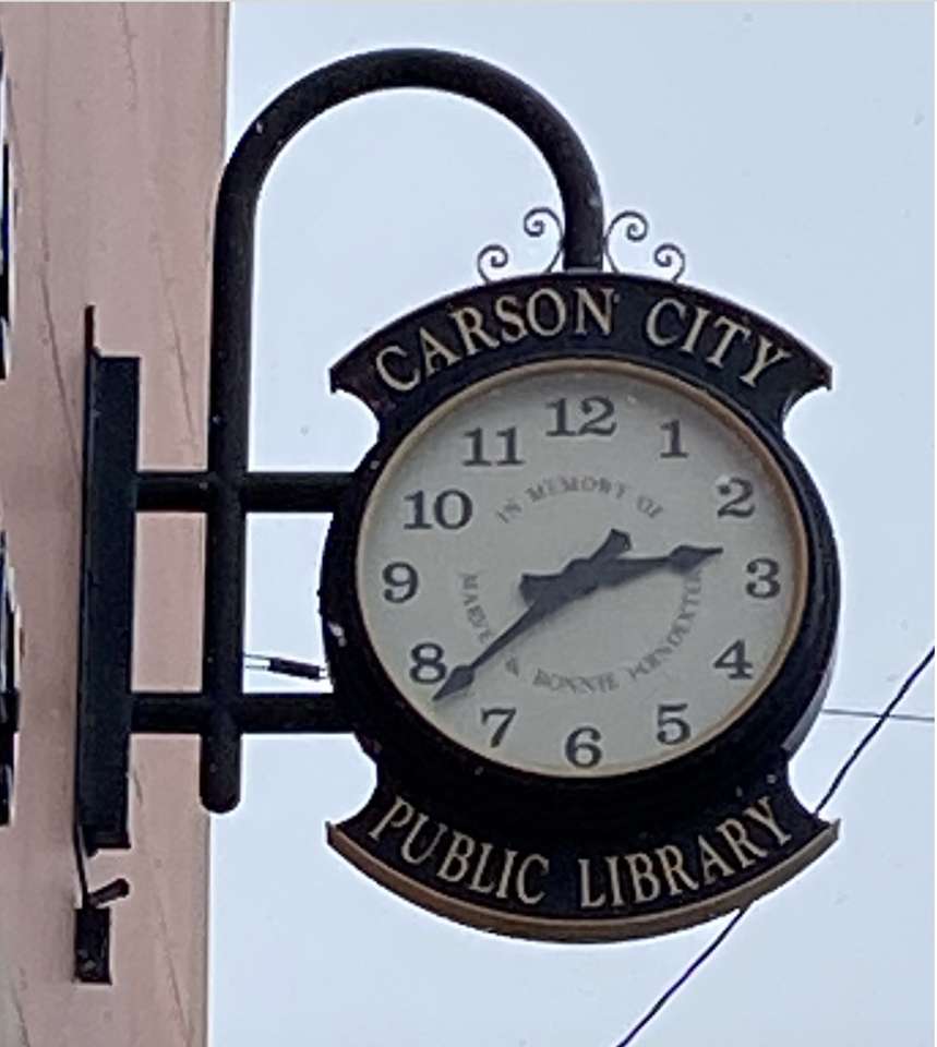 library clock puzzle online from photo