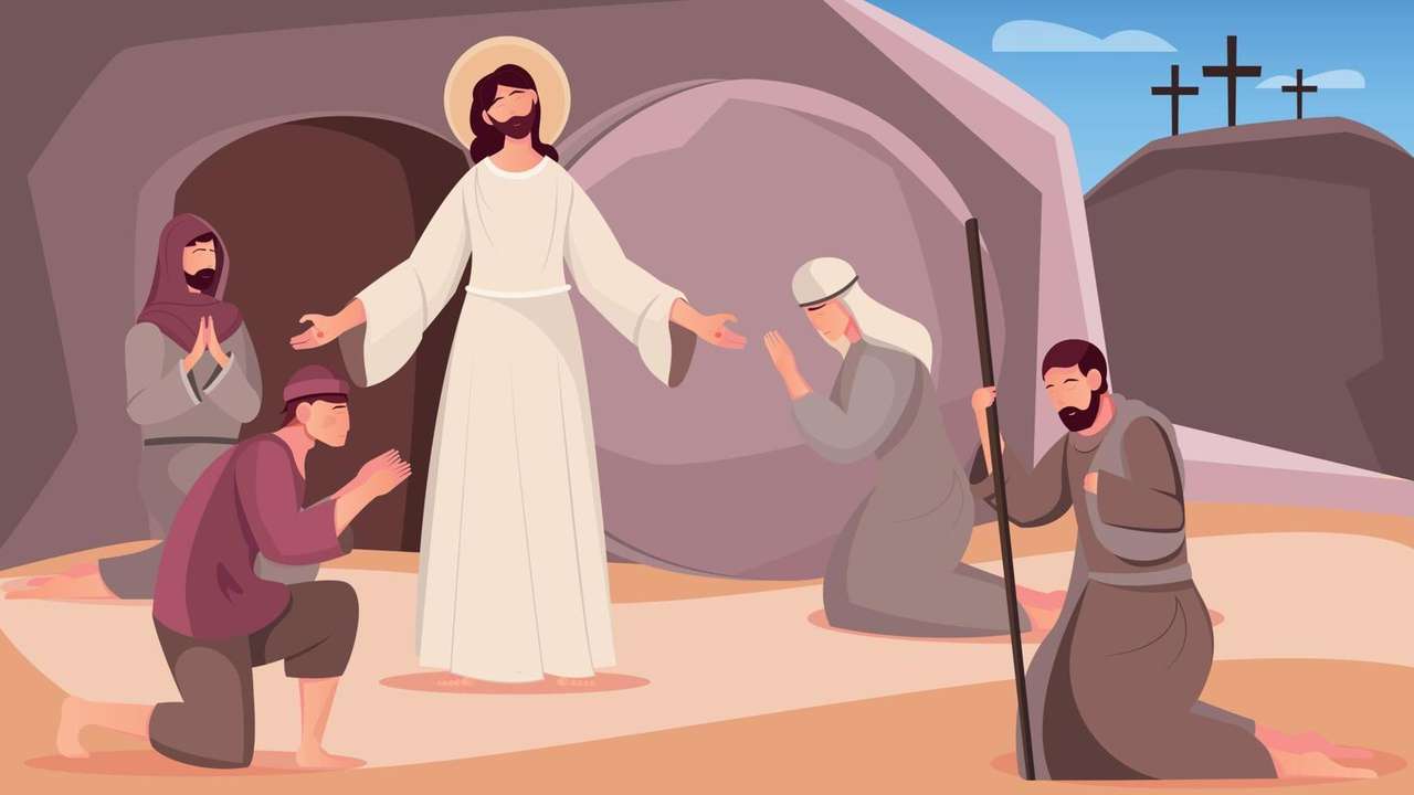 Ježíšovo vzkříšení online puzzle