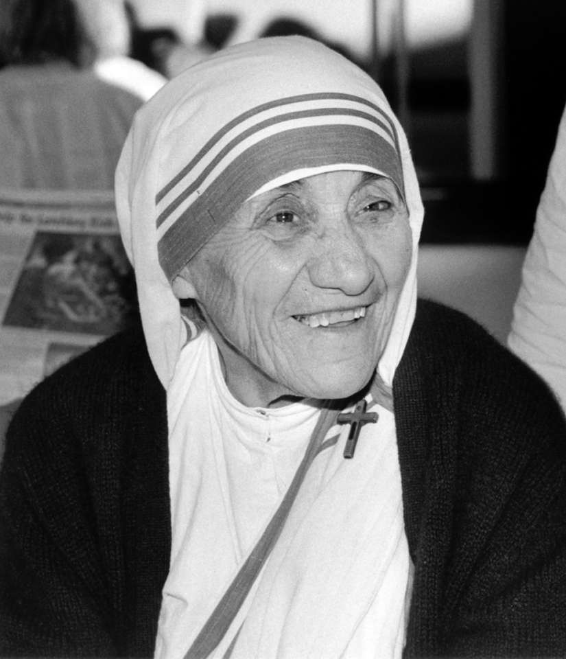 mother teresa puzzle online from photo