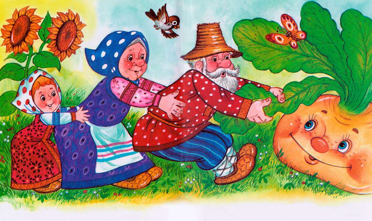 Fairy tale Turnip puzzle online from photo