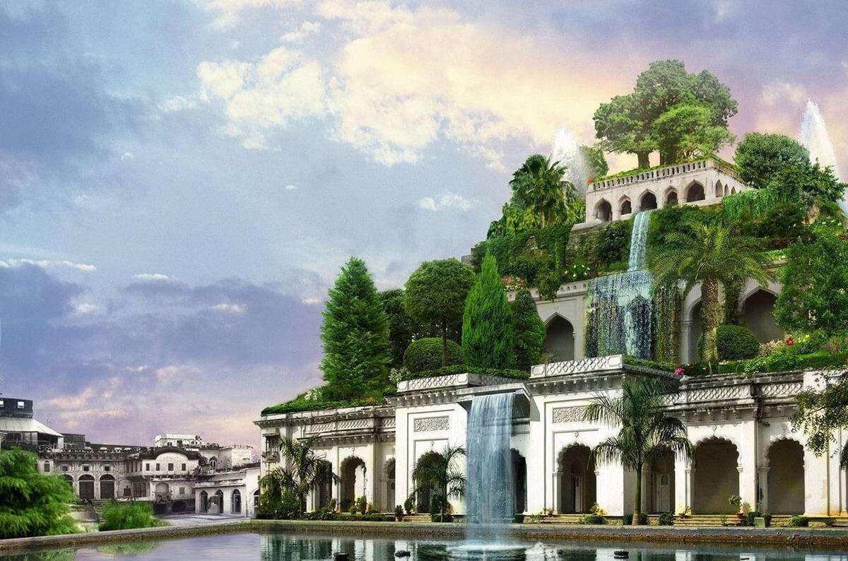 hanging gardens puzzle online from photo