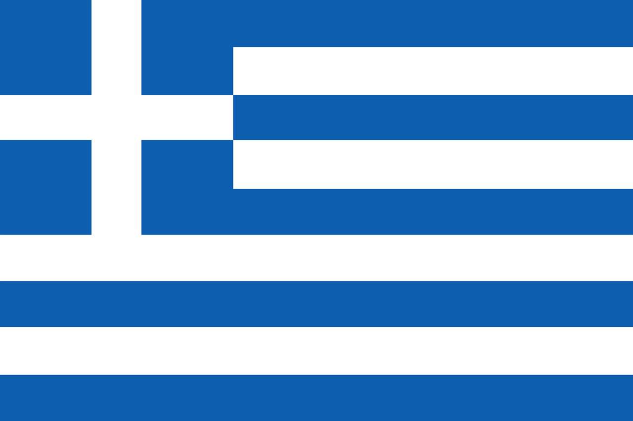 грецький прапор онлайн пазл