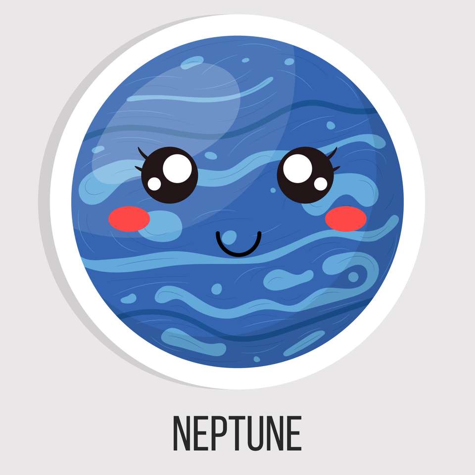 neptune planet puzzle online from photo