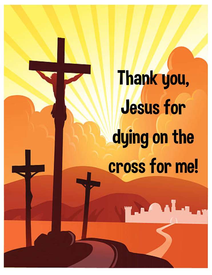 Иисус на кресте пазл онлайн из фото