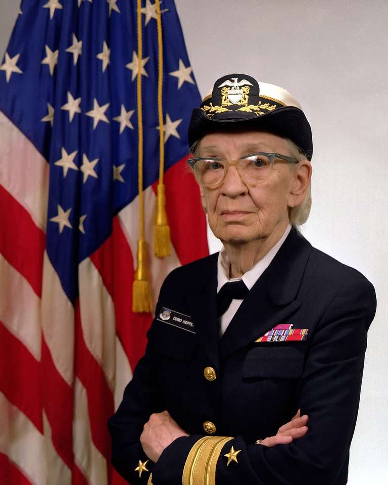 Grace Hopper puzzle online from photo