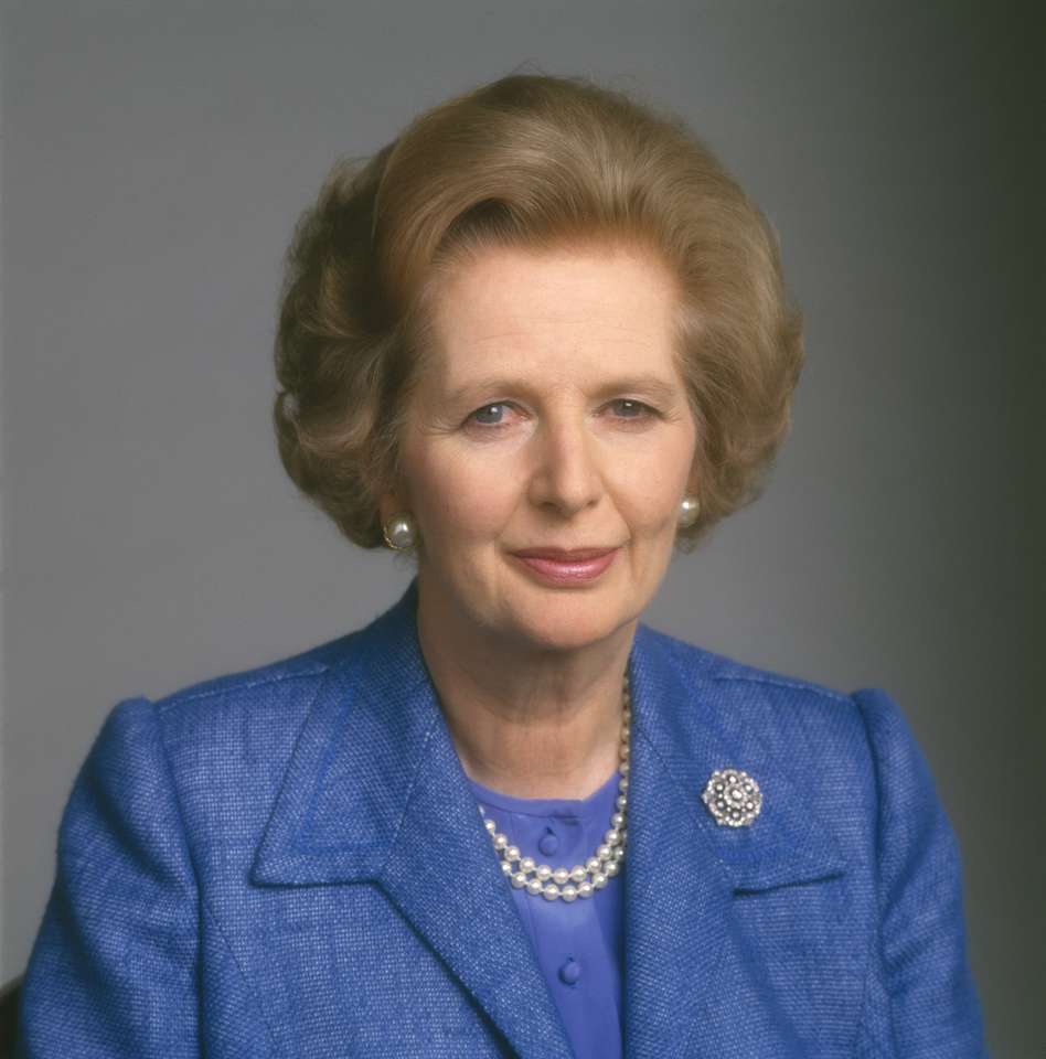 Margaret Thatcher puzzle online din fotografie