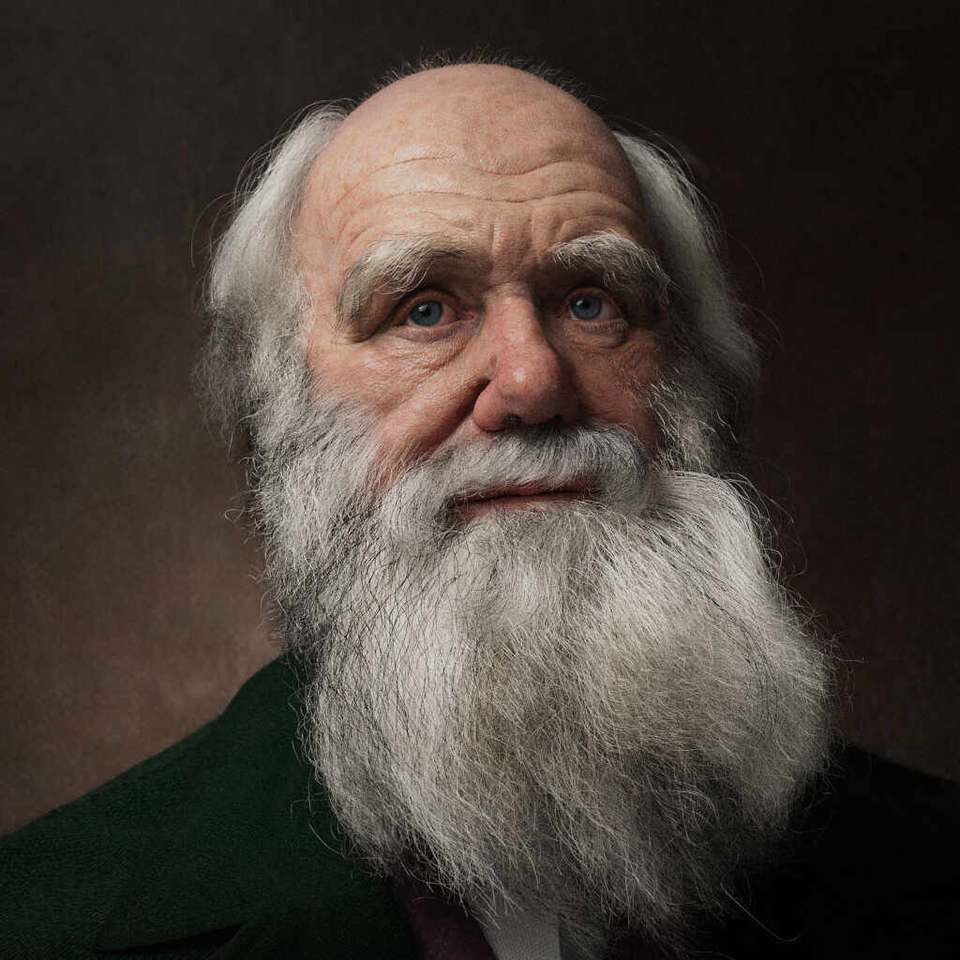 CHARLES DARWIN pussel online från foto