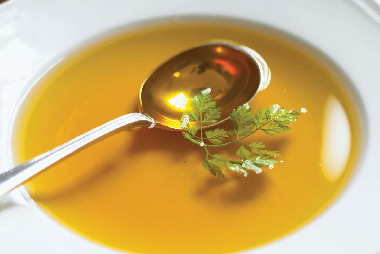 Consomme puzzle online from photo