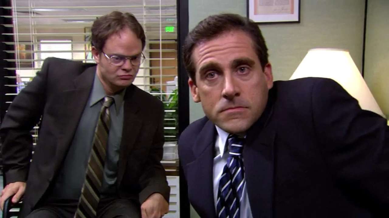 Michael Scott and Dwight Shrute puzzle online from photo