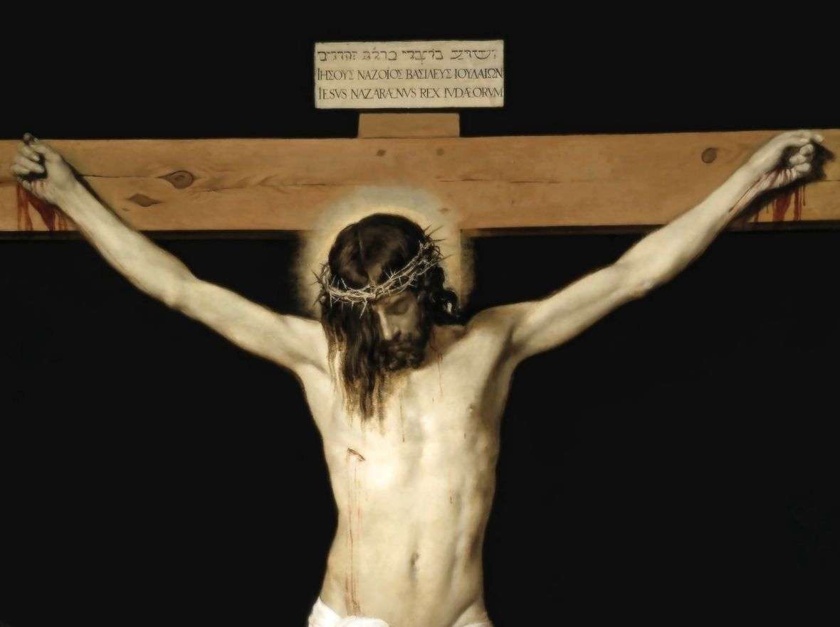 Jézus a kereszten puzzle online fotóról