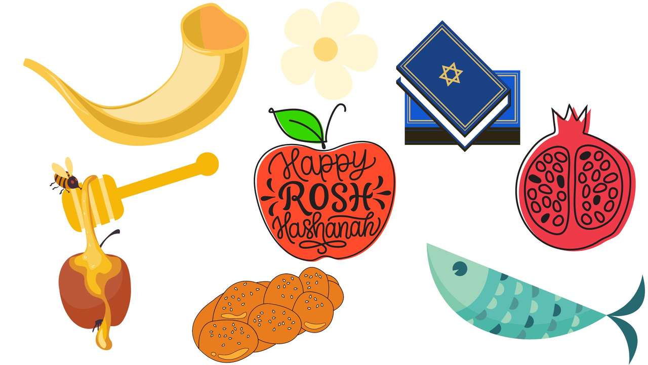 Rosh Hashanah puzzle online from photo