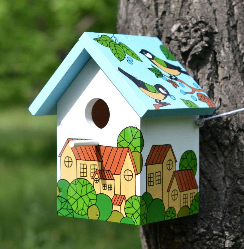 birdhouse puzzle online from photo