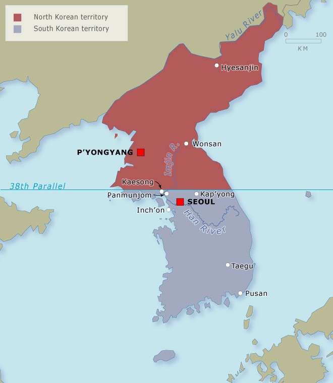 The Koreas puzzle online from photo