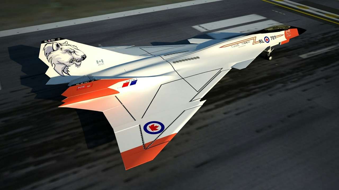 CF-105 Arrow II puzzle online