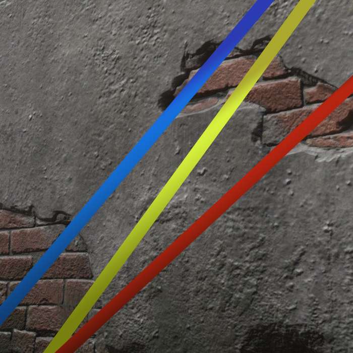 Alambres en fondo de ladrillo puzzle online a partir de foto