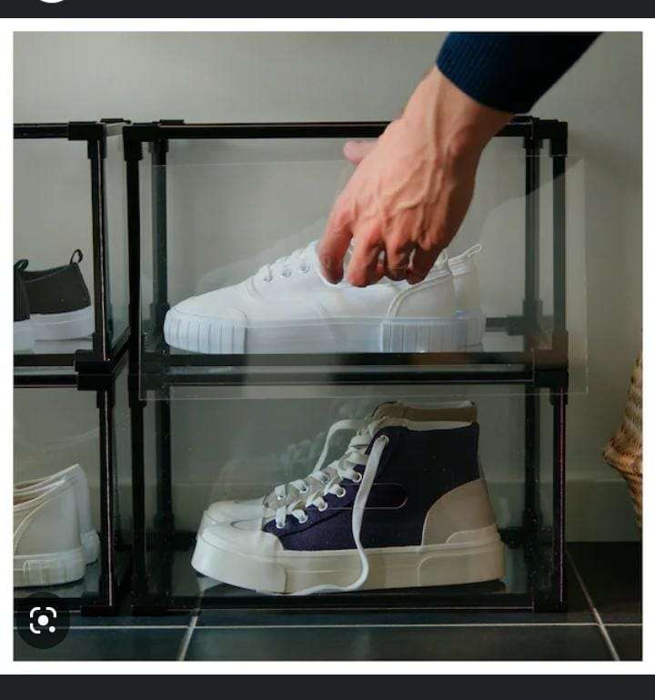 skor i en låda pussel online från foto