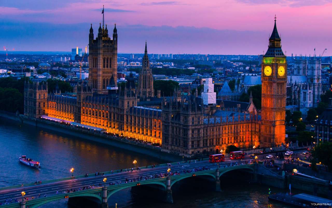 Londen - hart van Groot-Brittannië! online puzzel