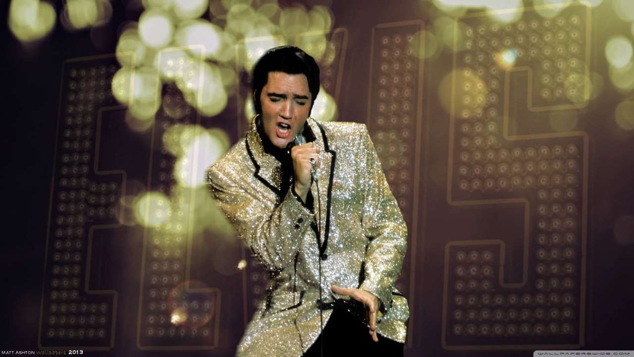 Elvis i Vegas Pussel online