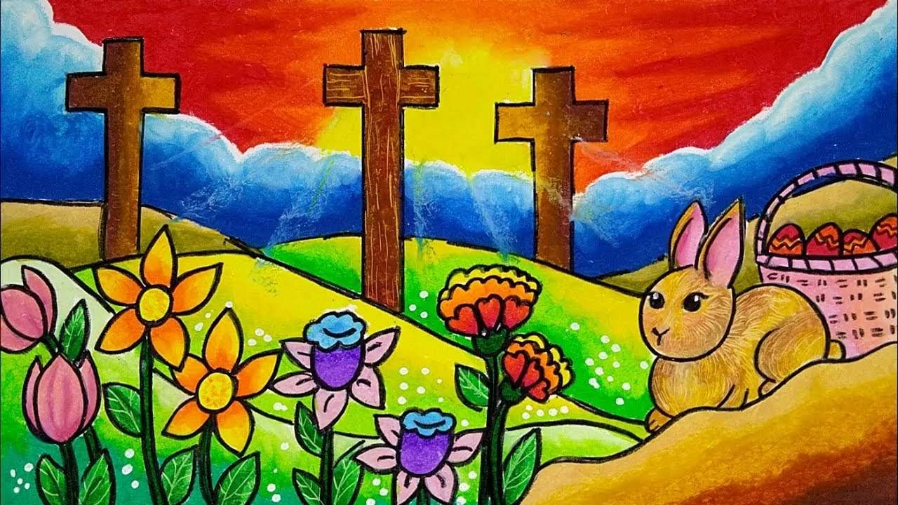 Kellemes Húsvéti Ünnepeket puzzle online fotóról