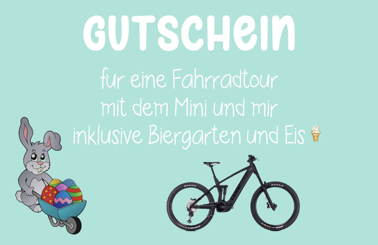 Bicycle tour voucher online puzzle