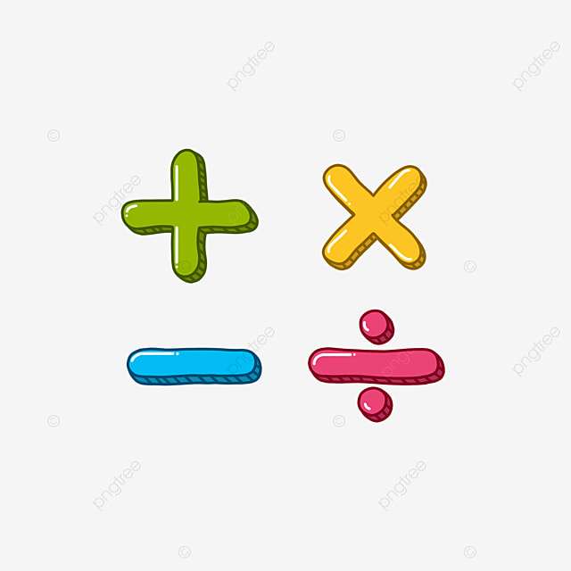 Matematické symboly puzzle online z fotografie