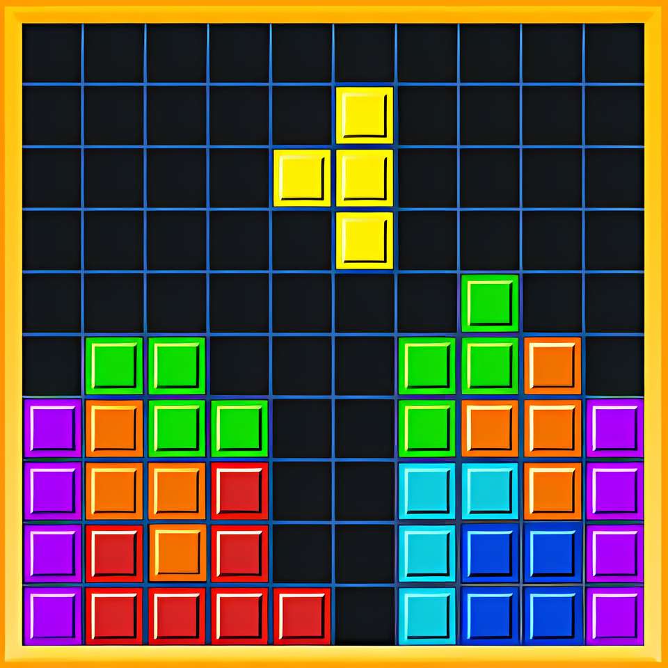Tetris-spel online puzzel