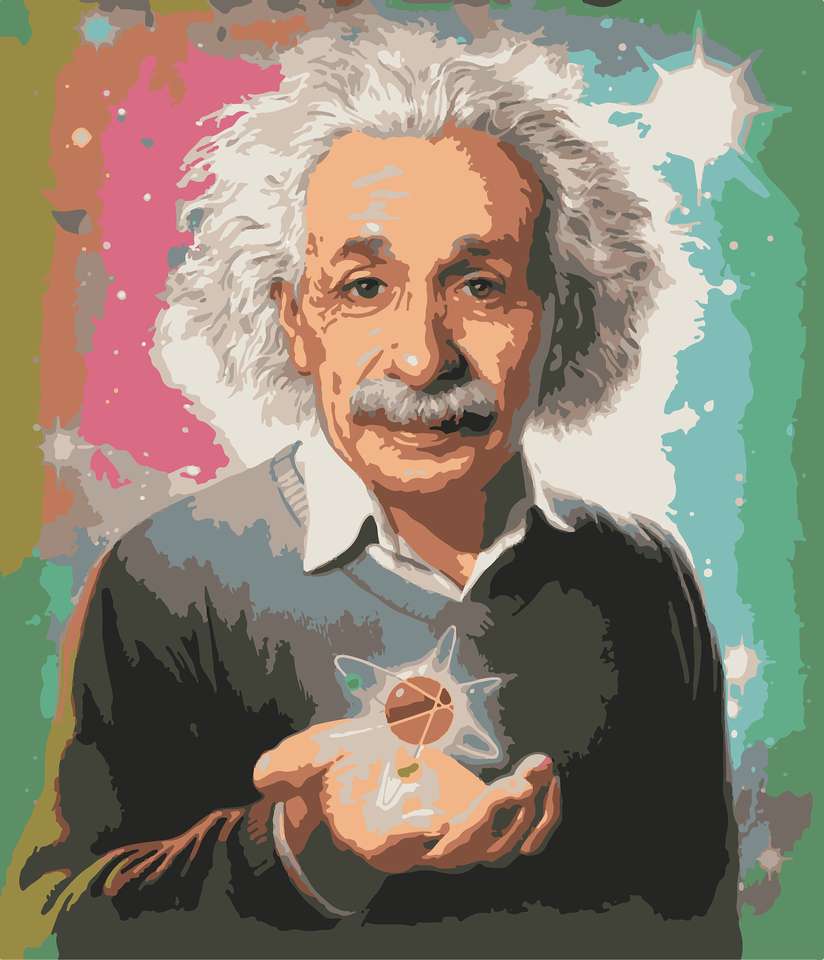 Альберт Ейнштейн онлайн пазл
