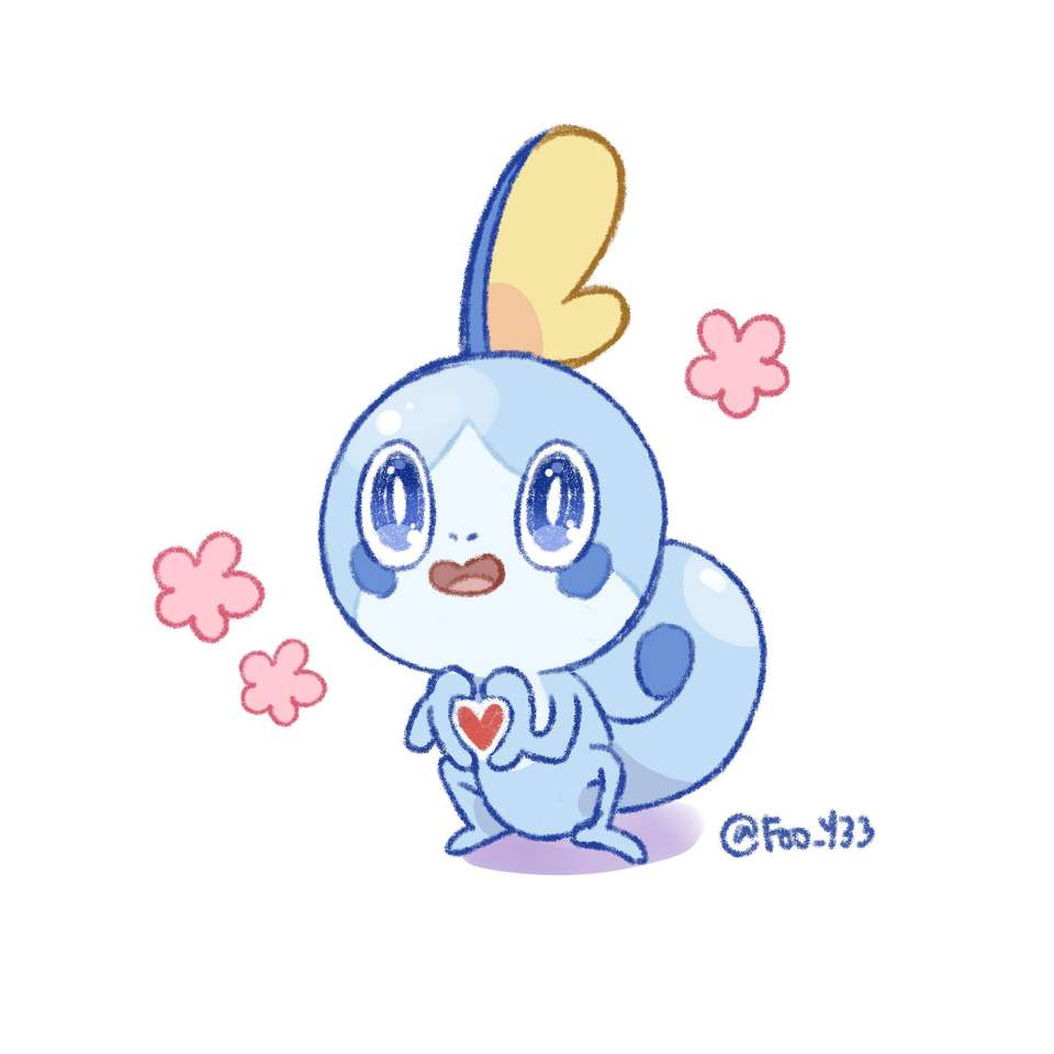 Sobble Loves you so much puzzle online from photo