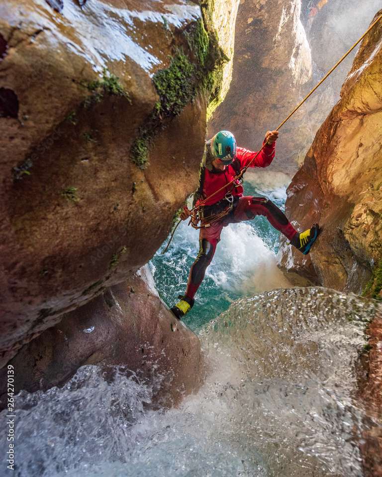 canyoning puzzle online z fotografie