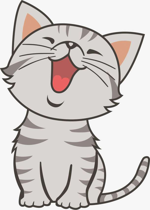 小猫 - 拼图 παζλ χαριτωμένη γάτα online παζλ