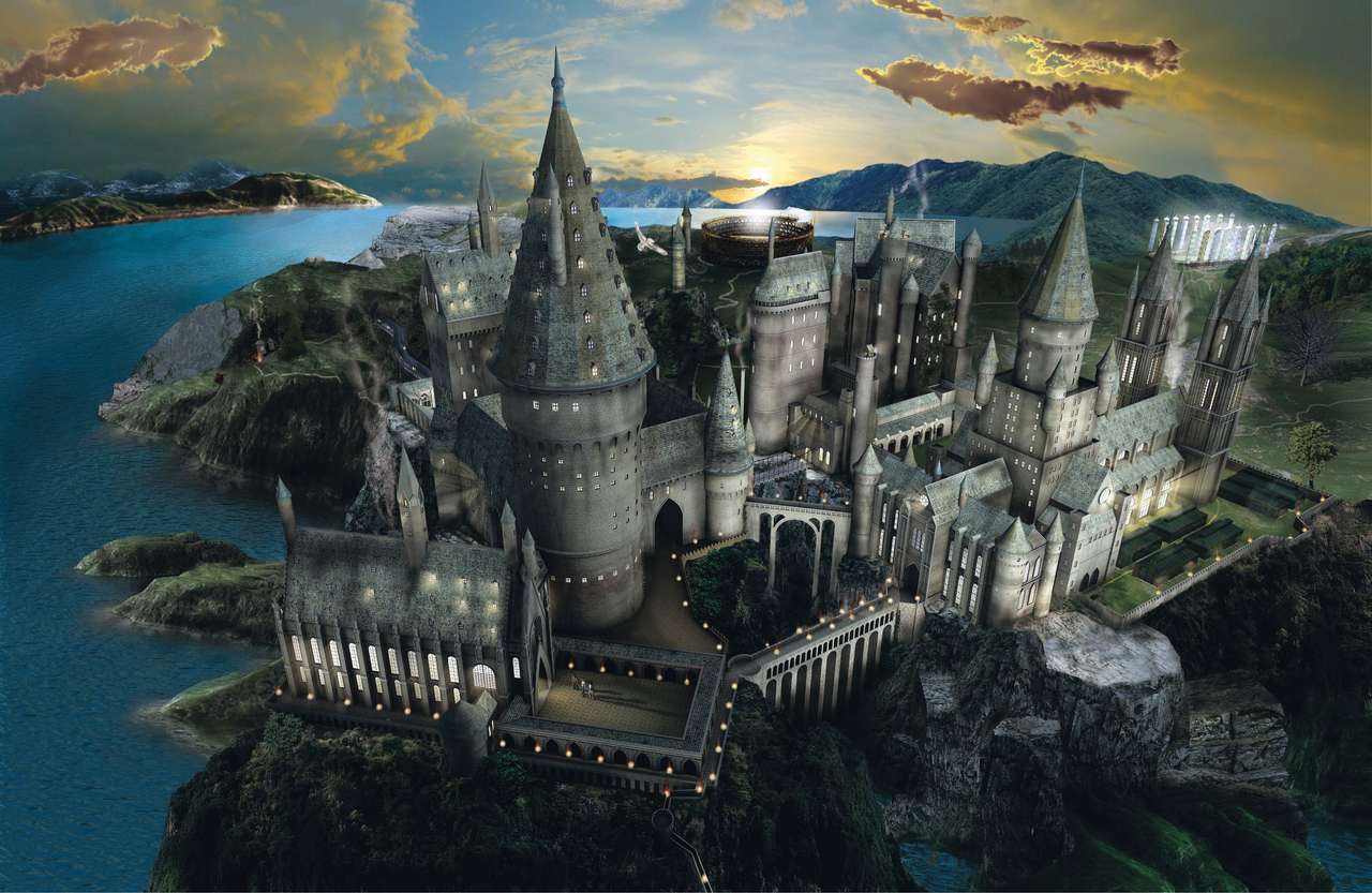Hogwarts puzzle online from photo