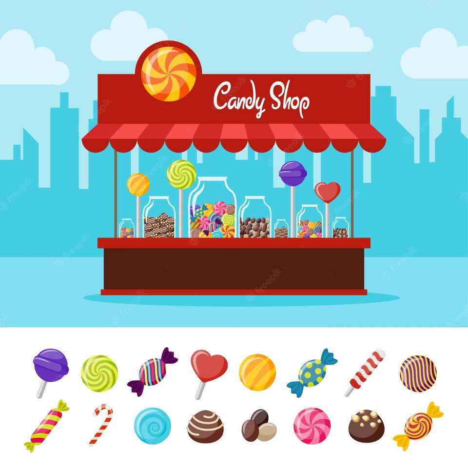 la tienda de dulces rompecabezas en línea