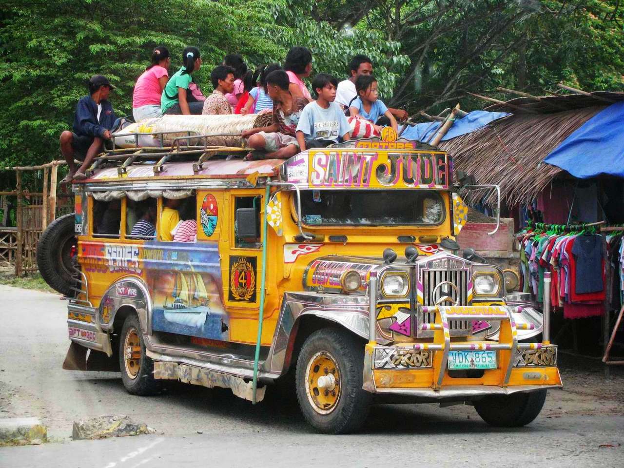 jeepney fokozatos kivonása online puzzle