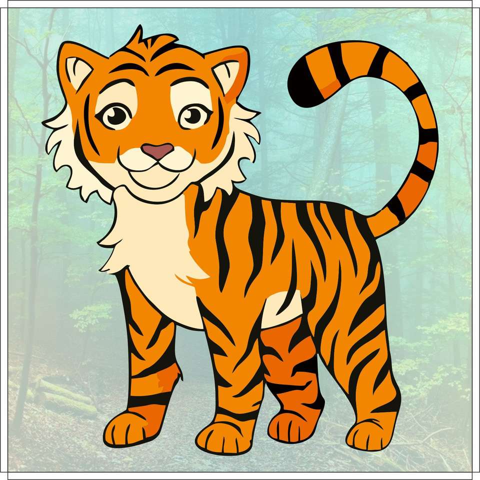 Tiger pussel Pussel online